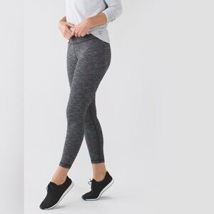Lululemon Charcoal High-Rise Leggings